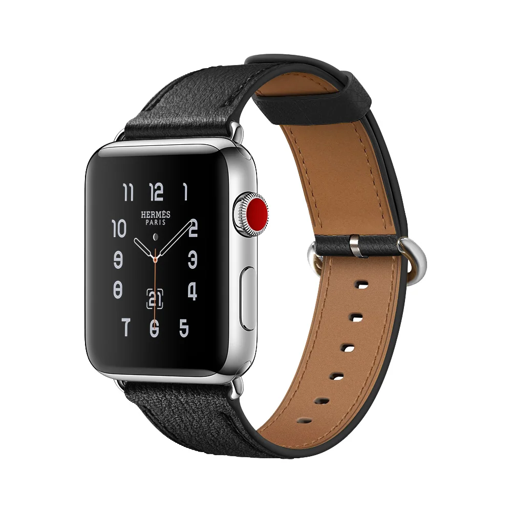 

Genuine Leather Watch Band Strap For Apple Watch Series 4 3 2 44mm 42mm 40mm