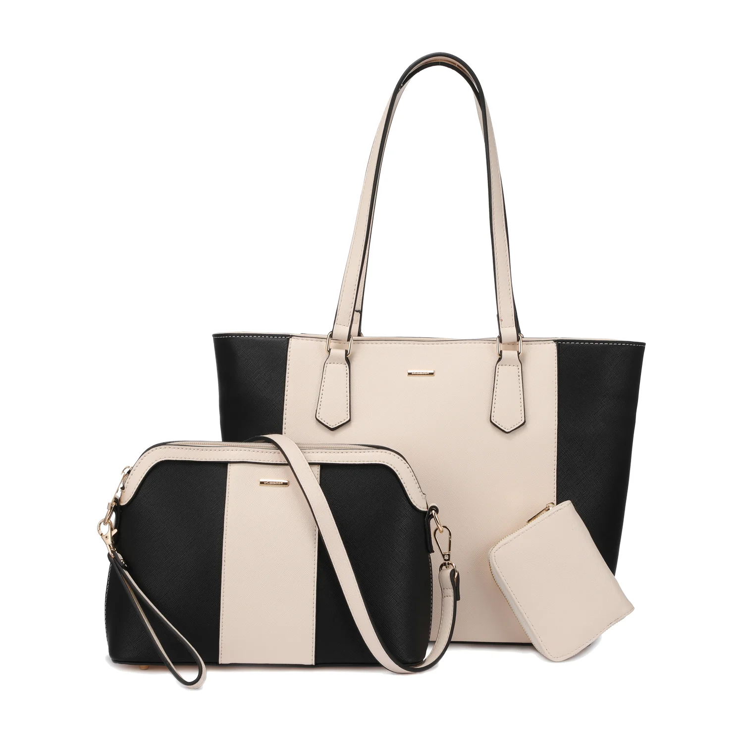 

Amazon hot sale Shoulder Bags Tote Satchel Hobo 3pcs handbag Purse Set Women Hand Bag, Custom