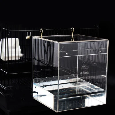 

Factory direct acrylic thick transparent bird bath