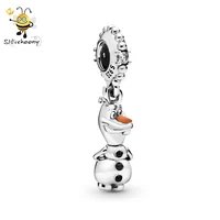 

Jewelry Factory 2019 Newest Design Frozen Olaf Dangle Charm European Beads 1:1 Orignal Charms Bracelet