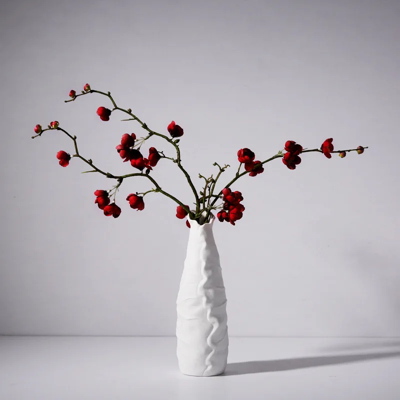 

Decorative white ceramic vase for home decor modern big tall vase porcelain flower vase, Pictures showed