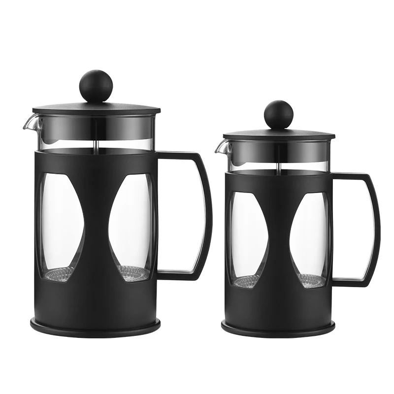 

New Design 2021 Wholesale Fashionable Travel Private Label Coffee Maker French Press, Black