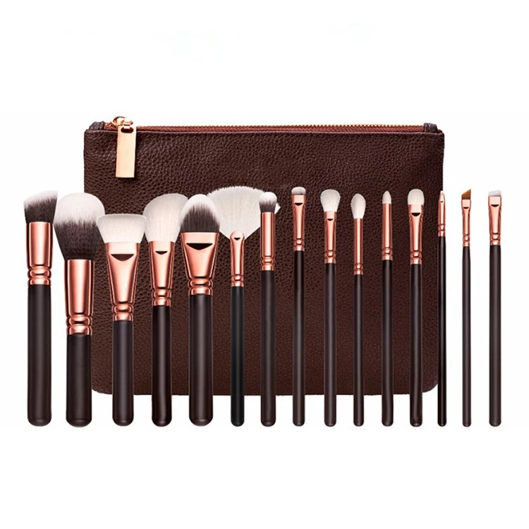 

12 pc makeup brush box packaging your own brand makeup brush set pretty makeup brushes, White/pink/black