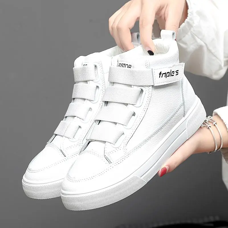

China wholesale 2021 white casual shoes breathable cingulate women sneaker