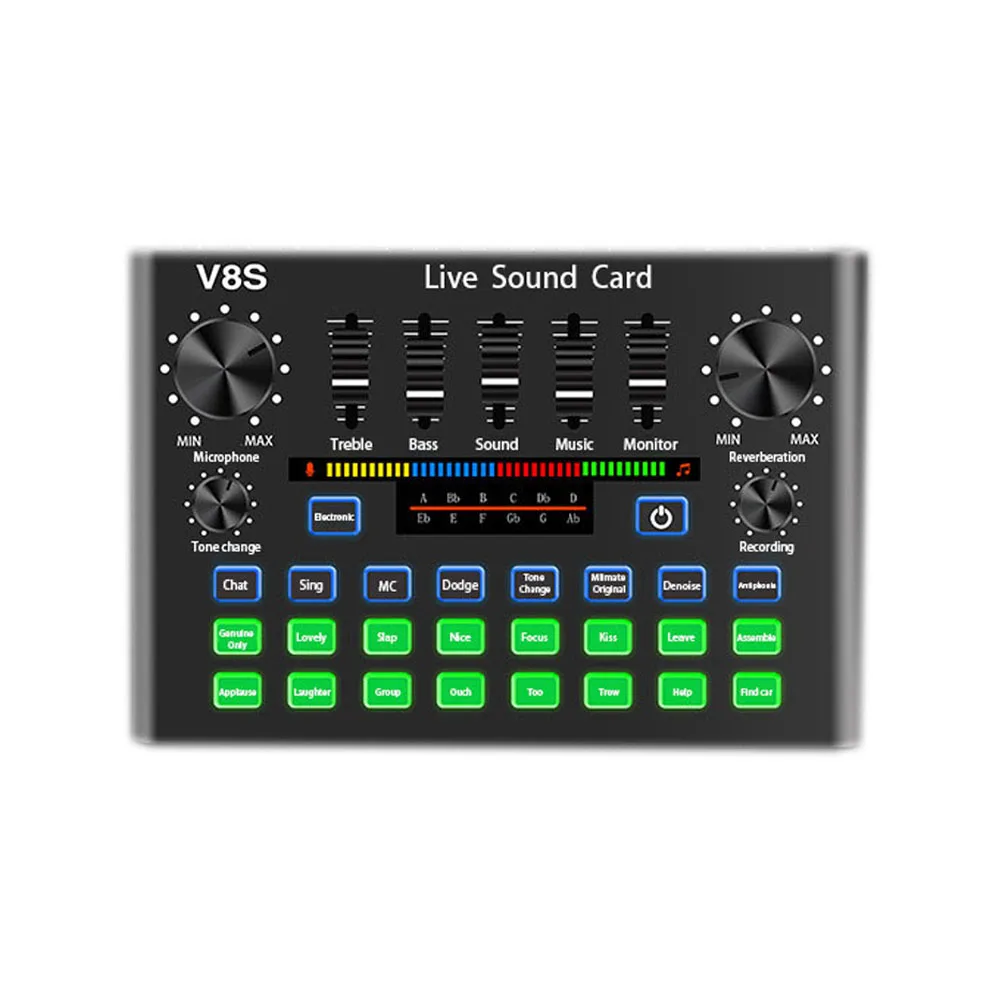 

GAX-V8SS Audio interface sound card for song Live