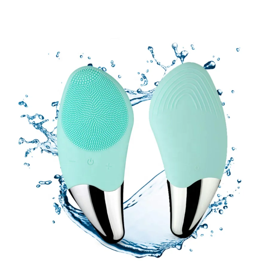 

OKSILICONE 6 Speed Adjustment Sonic Silicone Face Scrubbers Electric Face Cleanser and Massager Brush Facial Cleansing Brush