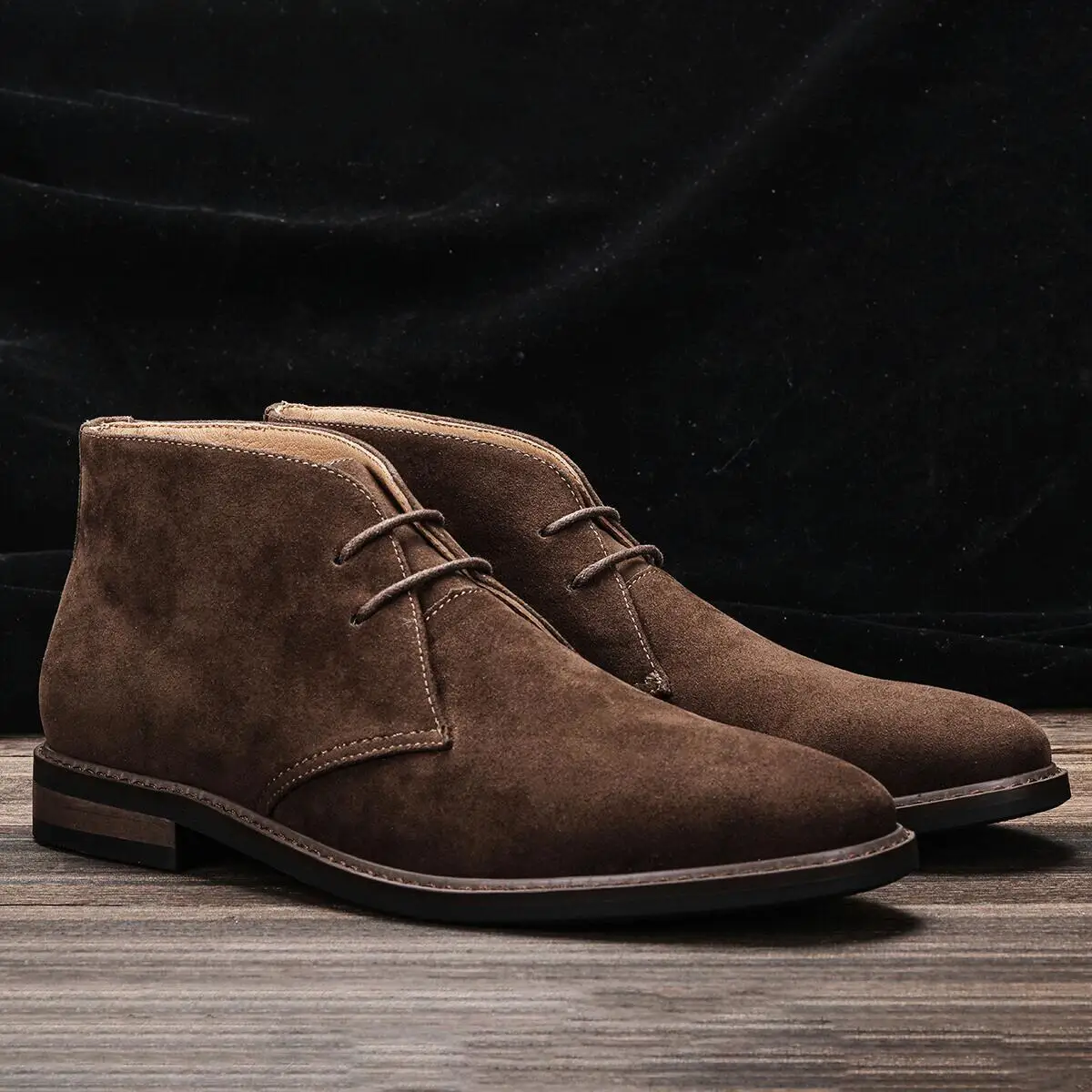 

Size 7-12 Men Ankle Boots Retro style Suede Men Desert Boots #KD582