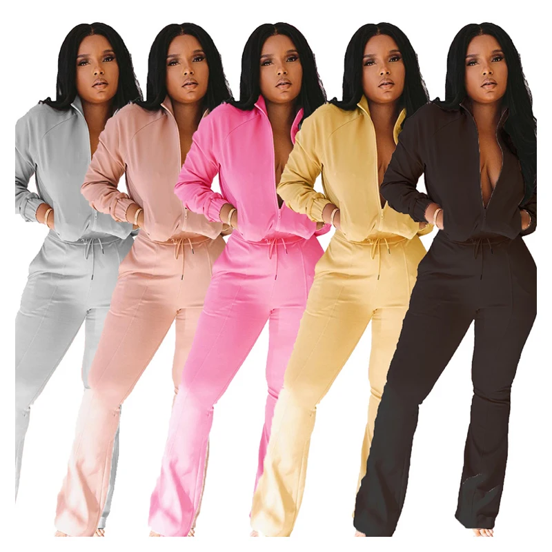 

Woman Best Selling Sweatsuit Set Winter Two Piece Outfits Clothes Women Suits Ladies Lounge Wear Sets, 7 colors