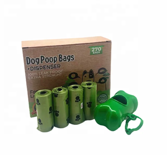 

DOKA wholesale Customized eco friendly pet dog poop bags with one dispenser