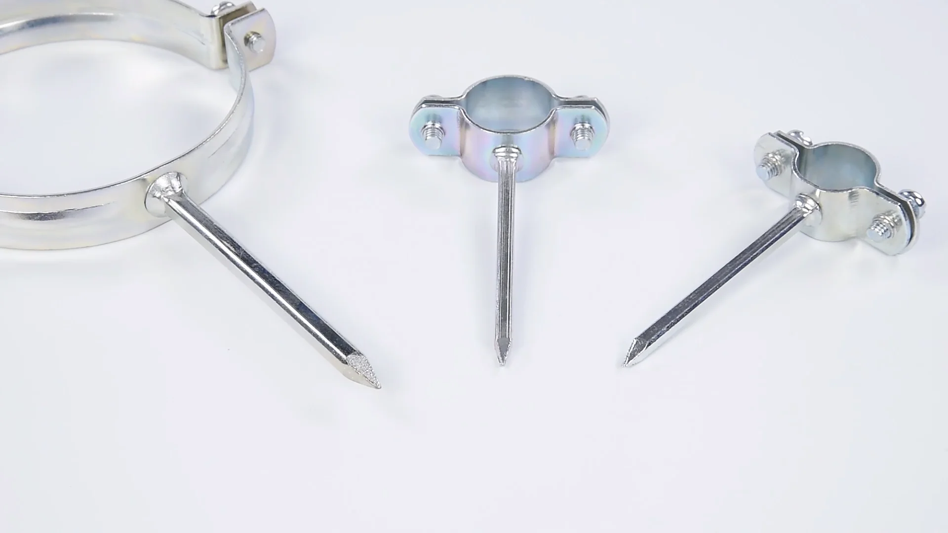 1 1/4 Inch Galvanized Steel Pipe Clip Clamps Wall Mount Pipe Clamp With