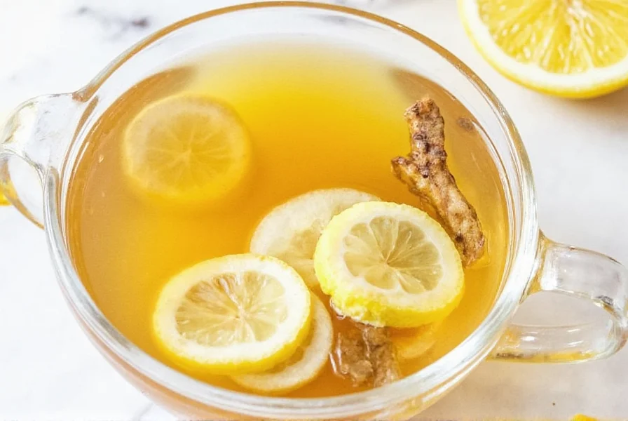 Perfect Ginger and Lemon Tea Recipe in 15 Minutes