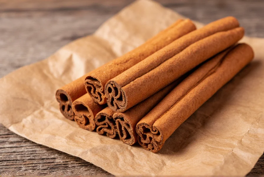 Close-up comparison of fresh vibrant cinnamon sticks versus faded older ones