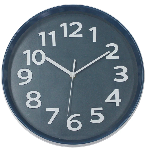 

10 inch Plastic Round Shape Home Table Wall Clock for Sale