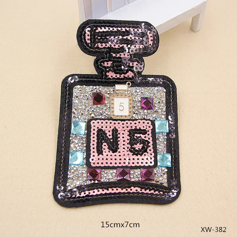 

New Sequin Decal DIY dress T-shirt decoration patch iron can be customized