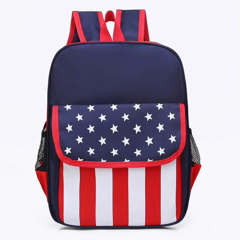 

Durable Cheap Cute Kindergarten School Backpack For Boys Kids School Bags Stripe Bookbag Dark Blue, Many colors