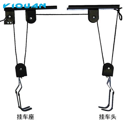 

High Quality Bicycle Display Rack Ceiling Wall Mount Bike Lift Bicycle Wall Mount Lift, Black