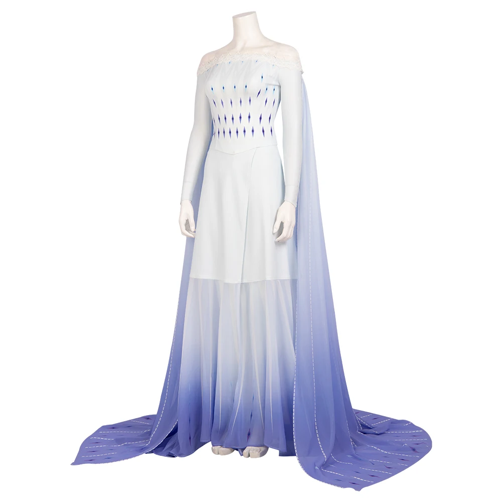 
Frozen 2 Elsa Ice Queen Cosplay Costume Adult women Christmas Halloween Costumes Set MZX-M20190320 