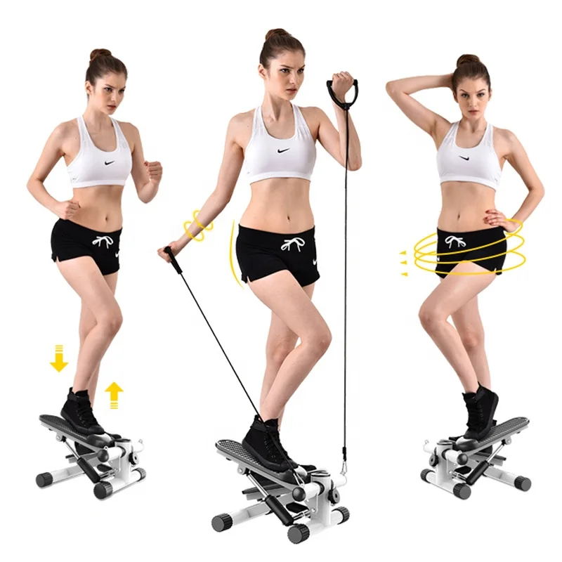 

Amazon bestsellers Mini Stepper With Elastic Rope Multi-functional Treadmill Home Lose Weight Fitness Equipment Running Machines