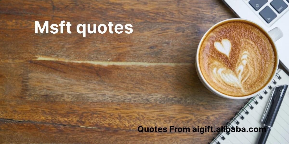msft quotes