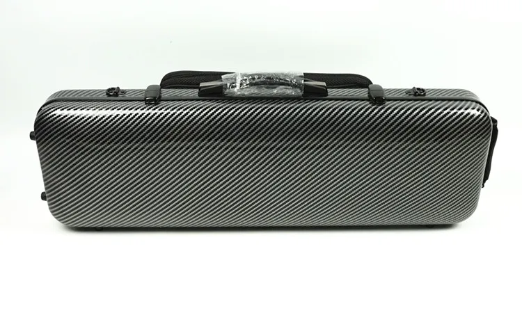 Factory wholesale price oblong violin case carbon fiber violin case 4/4 with music sheet bag VF-06