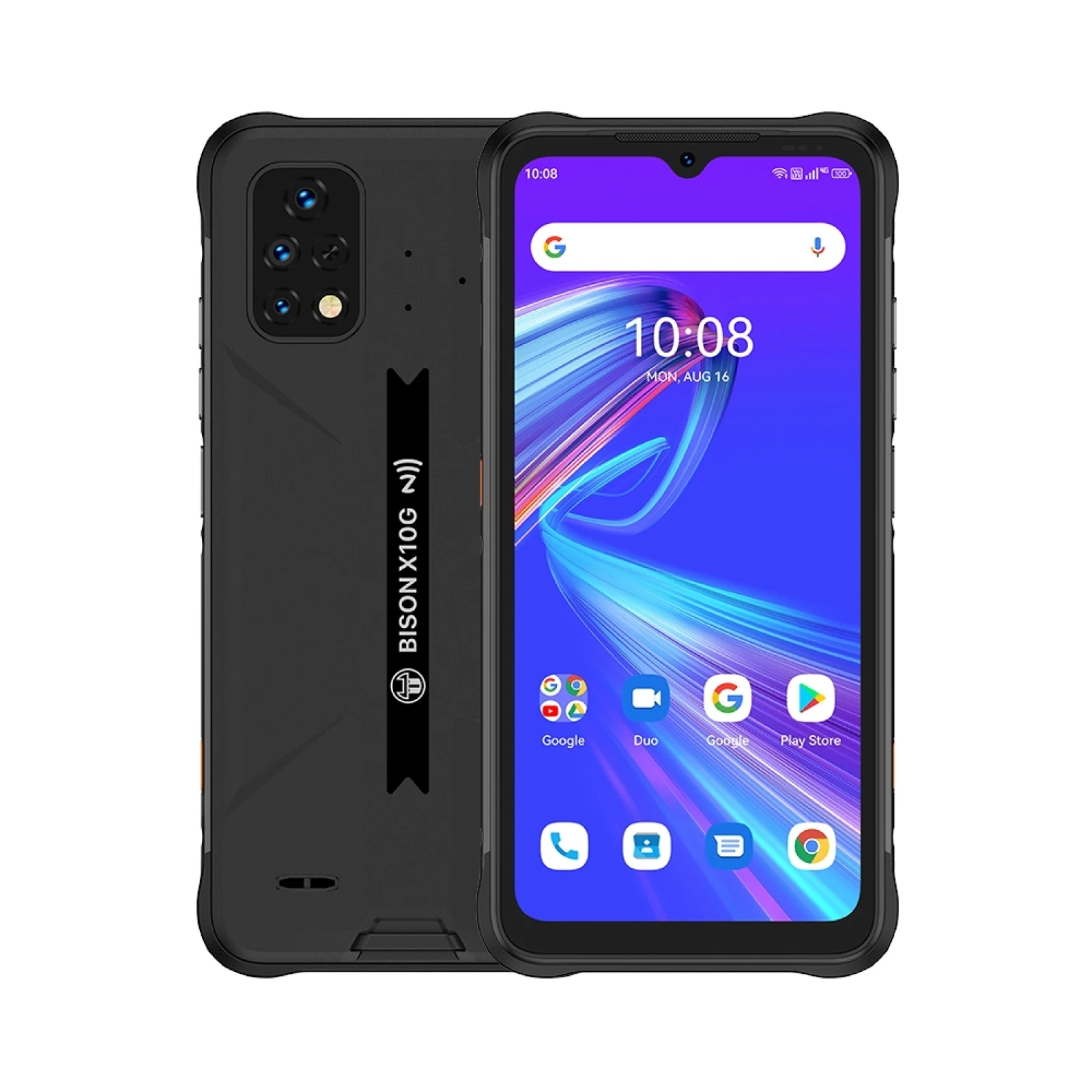 

UMIDIGI BISON X10G NFC Rugged 4G Mobile Phone Android 11 IP68 Waterproof Side Fingerprint 6150mAh SOS button cellphone
