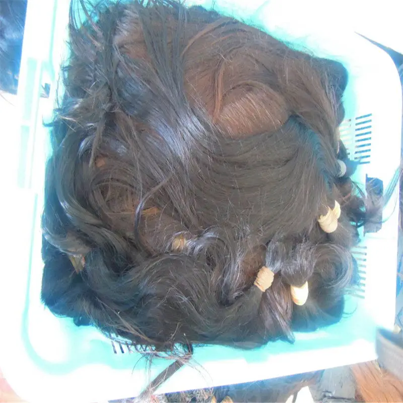 

Double drawn Unprocessed Raw virgin natural hair