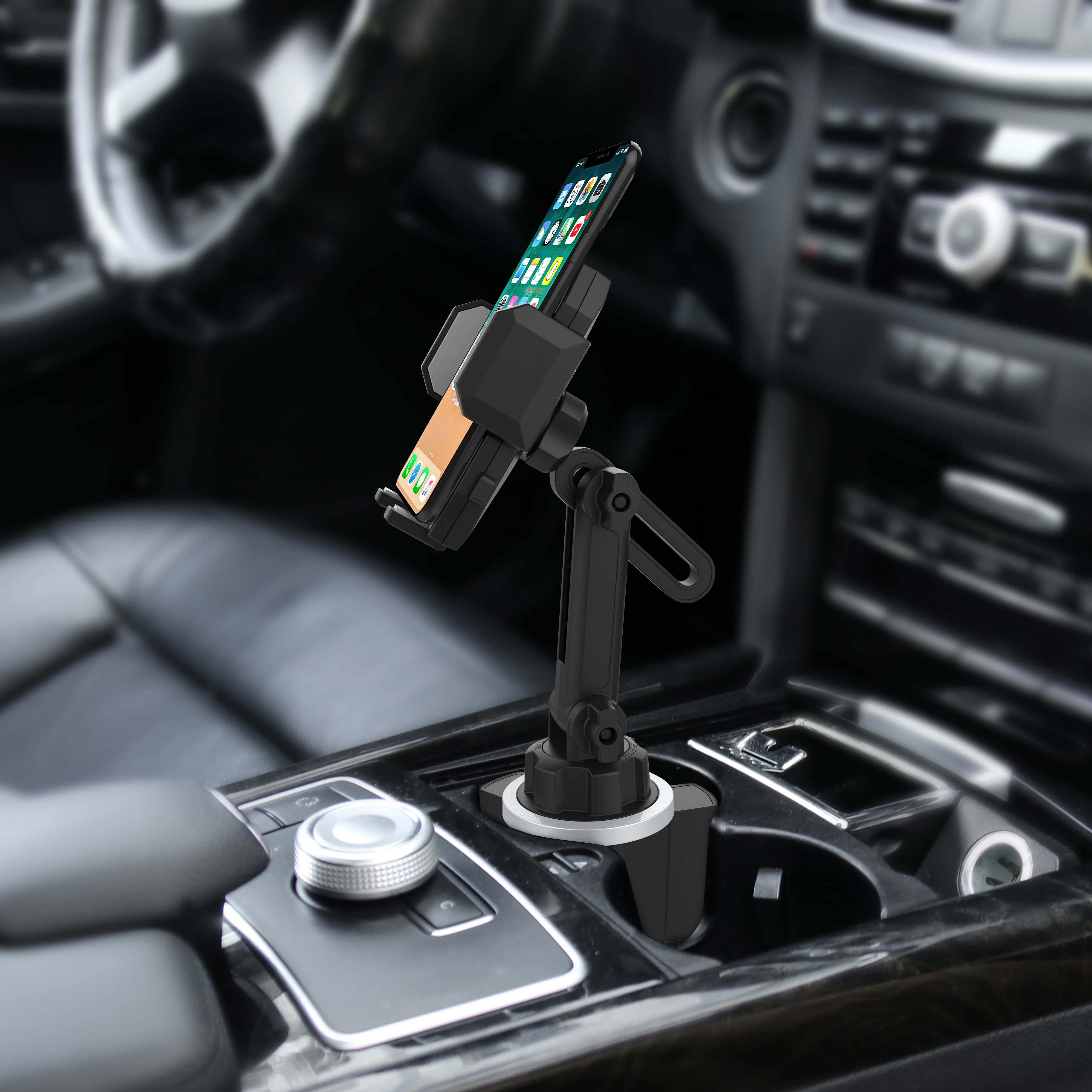 

New Cup Cup Holder Phone Mount Universal Adjustable Gooseneck Cup Holder Cradle Car Mount for Cell Phone