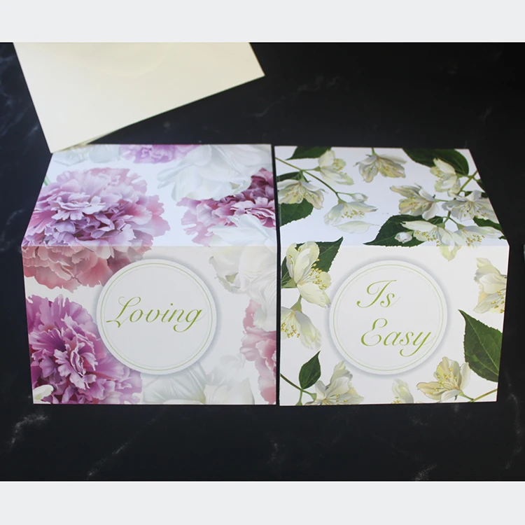 product-Elegant White Wedding Invitation Paper Cards With Envelope-Dezheng-img-1