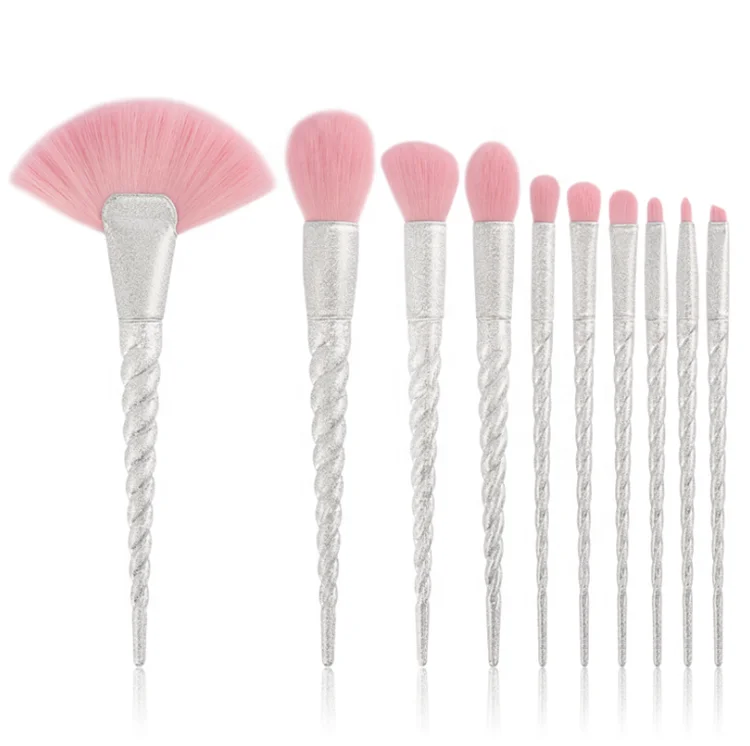 
2020 Trending Pink Makeup Brushes Glitter Private Label Glitter makeup brush 