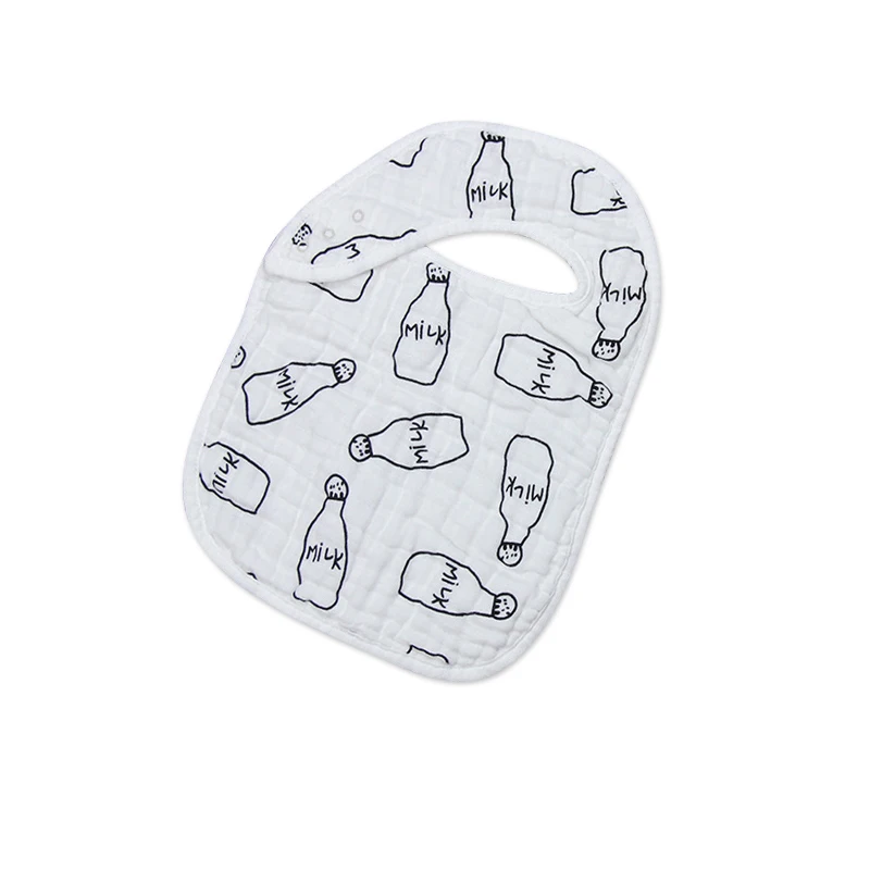 

Gender Neutral Baby Bandana Drool Bibs 0-4 Years Baby Bibs Muslin 6 Layers Gauze for Boys and Girls 100% Cotton Printed