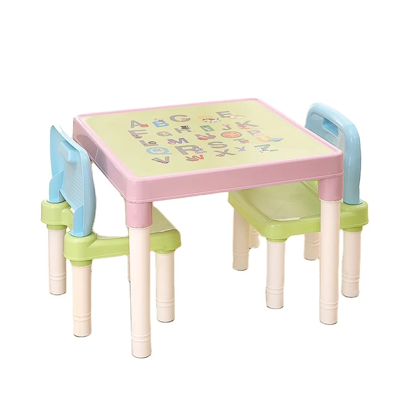
Wholesale Fashionable Children Desk and Chair Set with Printing for Bedroom Homework  (1600150581274)