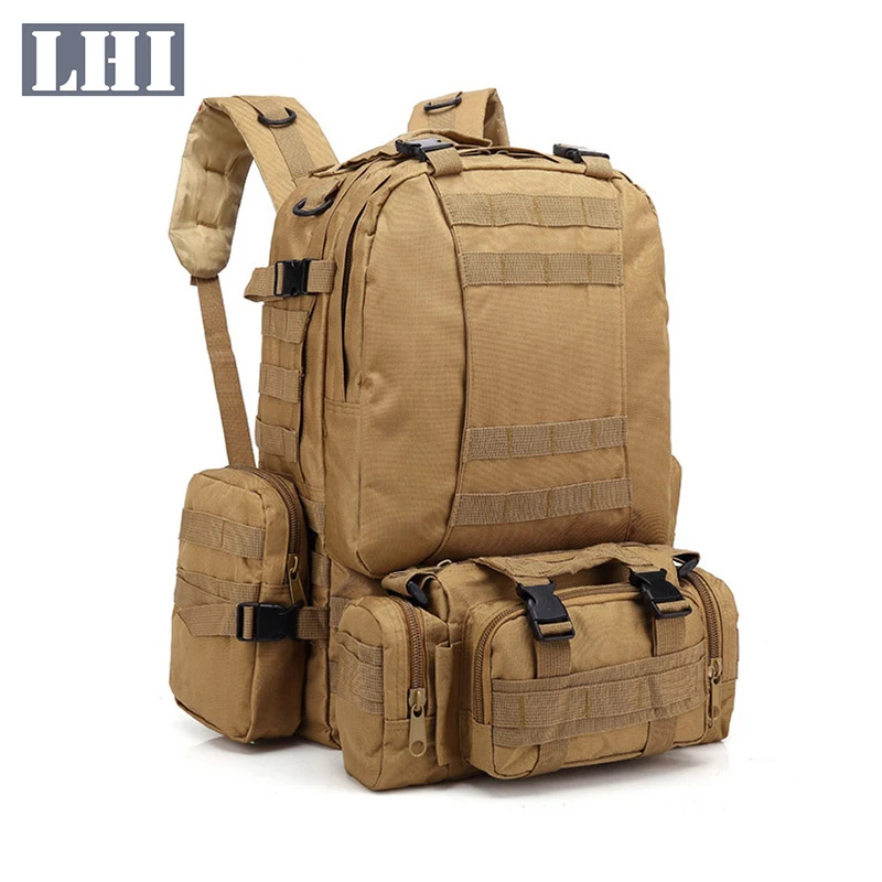 

LHI Wholesale Outdoor Millitary_Hunting Waterproof Rucksack Water Bagpack Army Bag Hiking Military Molle Tactical Backpack Bag