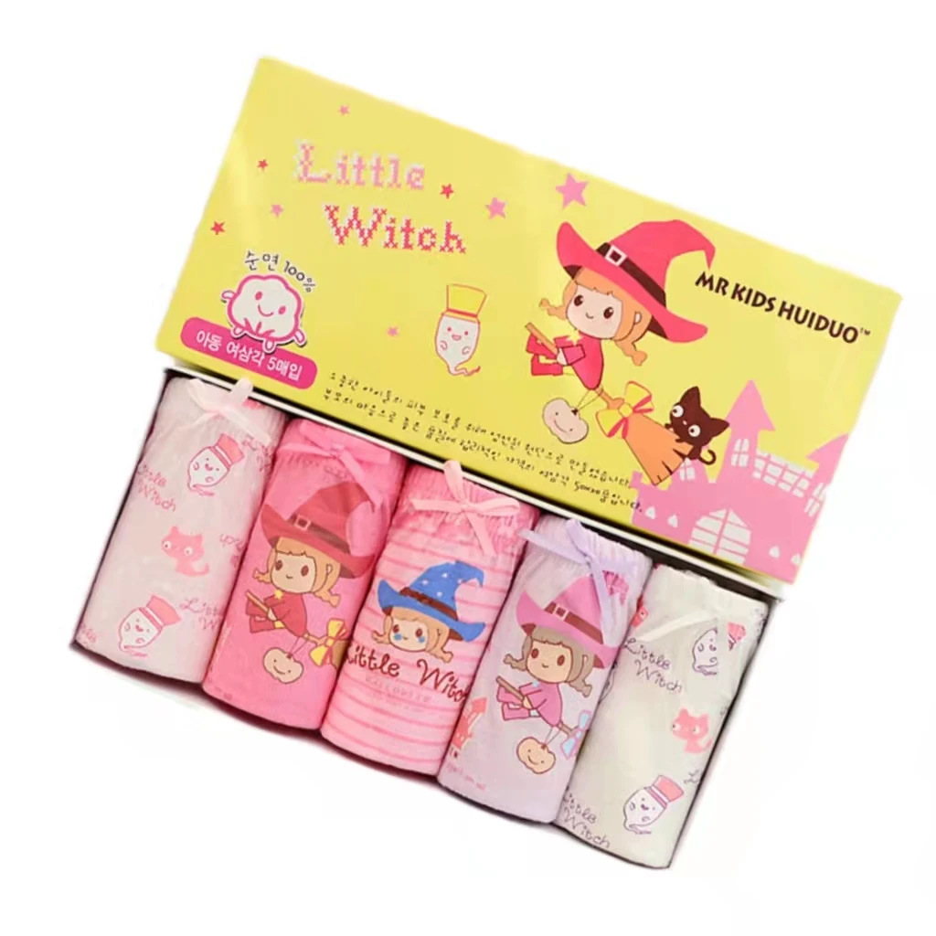 

New design children's underwear Korean girl cotton briefs kids underwear children underwear for girl kid