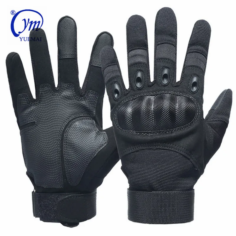 

Military Combat Hard Shell Knuckles Gloves Touch for Outdoors Winter Tactical Gloves, Black brown army green or customization