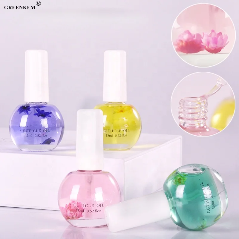 

15ML Private Label Nail Soften Tool Nail Care Dry Flower Cuticle Revitalizer Oil Moisture Nail Cuticle Oil