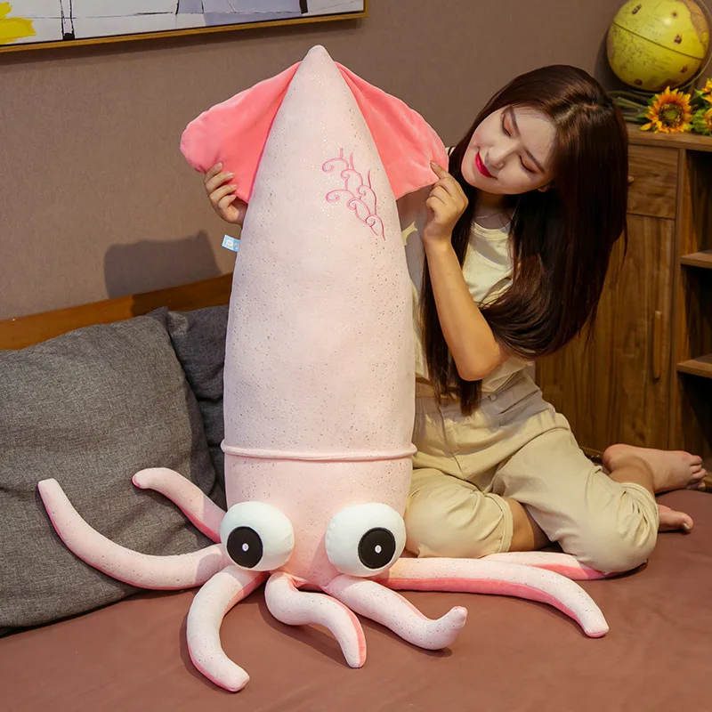 

Simulated Animal Squid Plush Toy Giant Octopus Plush Toy Marine Animals For Girls Soft Pillow Peluches Doll