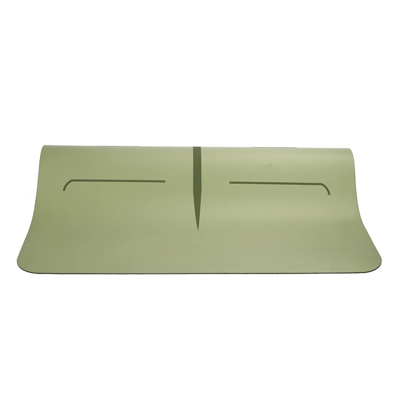 

Natural Rubber Cleaning Pu Eco Friendly Green Printing Yoga Mat, Customized