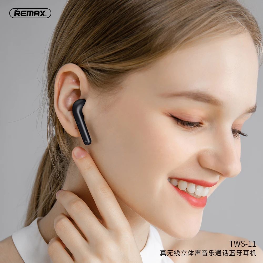

Remax TWS 5.0 wireless bluetooth earbud with mic TWS-11 earphone