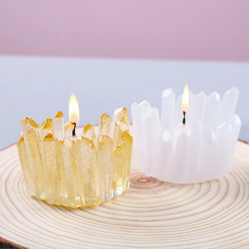 

Aibeads Silicone Mold DIY Crystal Cylindrical Candlestick Candle-Holder Jewelry Storage Box Resin Mold Jewelry Making