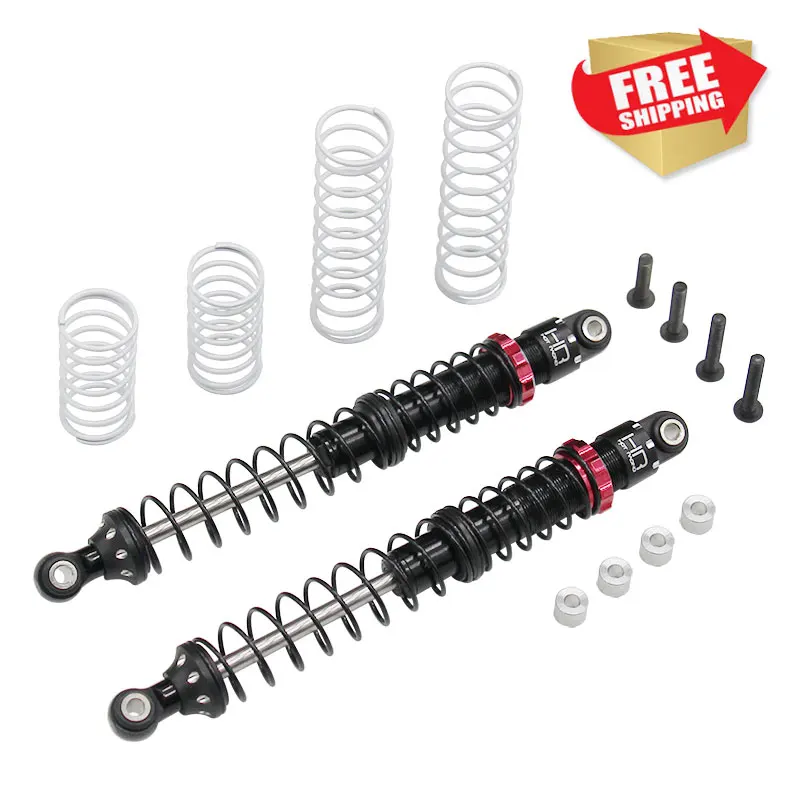 

RC Parts 1/10 traxxas axial HR full metal double spring shock absorber 110mm 1 Pair option upgrade