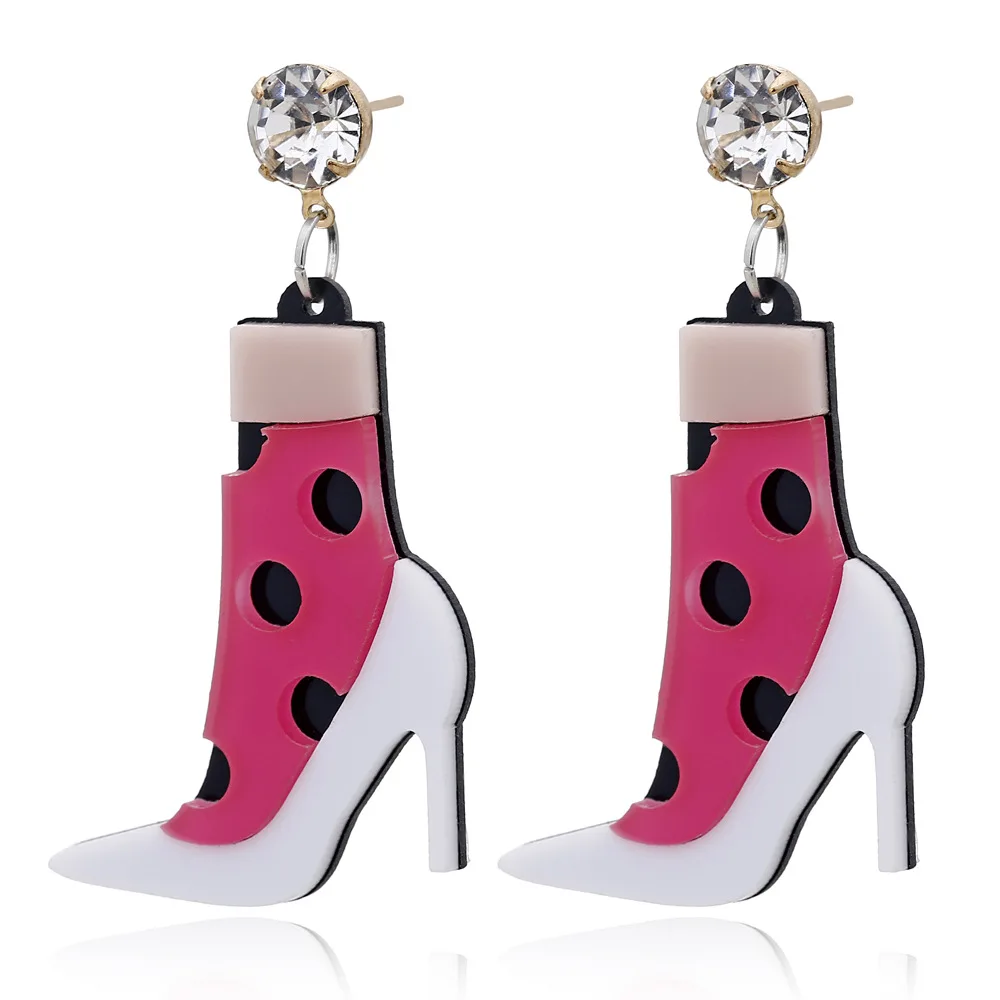 

Pendant women's blod and weird earings high heel shoe earring earrings