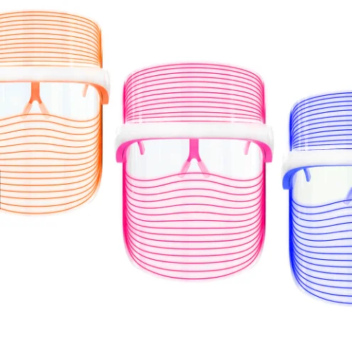 

Household Portable Skin Care Wrinkle Acne Treatment 3 Color Led Mask Led Facial Light Mask Therapy Led Beauty Light Mask