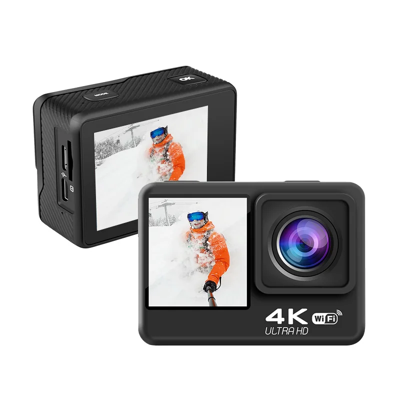 

High Speed HD 4K 60PFS WiFi Waterproof Helmet Video Recording Cameras