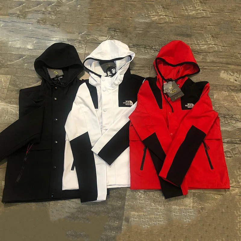 

JET FUEL Rompevientos Colbert Heren 94%Polyester 6% Elastane Wholesale Patchwork Color Block Windbreaker Jacket