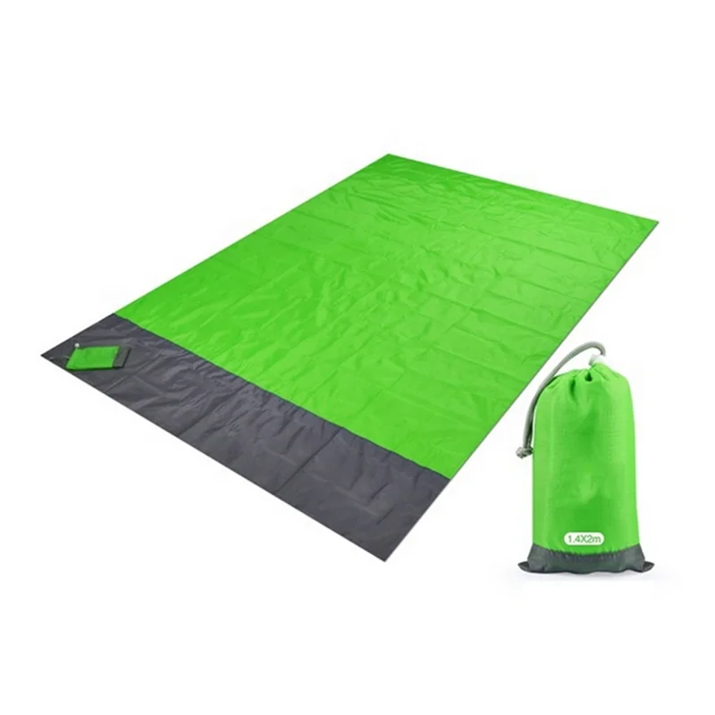 

TY Waterproof Pocket Beach Blanket Folding Camping Mat Mattress Portable Lightweight Mat Outdoor Picnic Sand Beach Mat