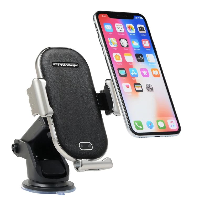 

Automatic Clamping 10W wireless charger car fast charging phone holder mount for iPhone 11for Samsung Huawei