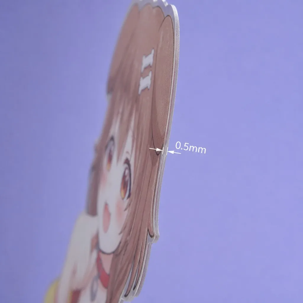 0.5mm PP plastic sheet thickness cross-section close-up
