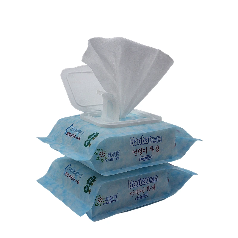 

china factory customized ingredients hand wet wipes cleaning tissue for household and baby wipes