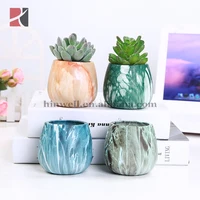 

2020 New Product Oval Shaped Pottery Pot Ceramic Pots Planter for Succulent Planting