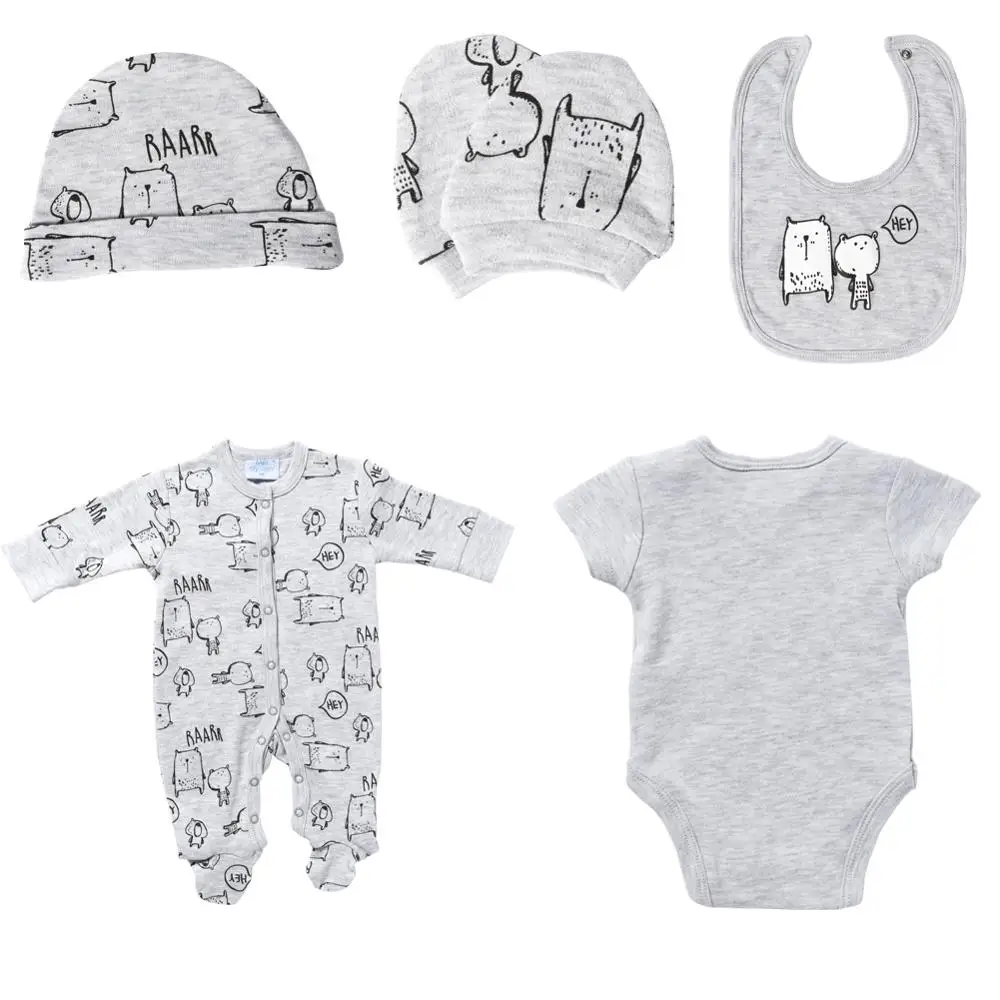 

new design new born baby clothes set Long Sleeve Clothes Sets for baby boy